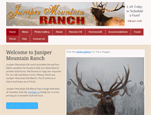 Tablet Screenshot of junipermountain.net